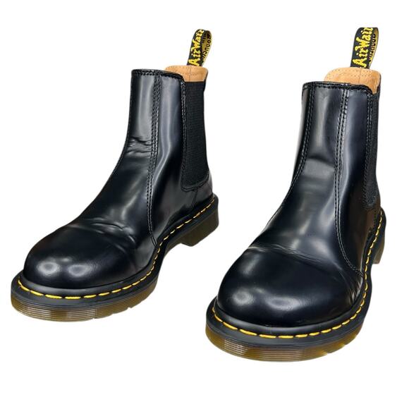 Dr. Martens Women's 2976 Black Leather Chelsea Boot Size US 9 - Picture 6 of 11